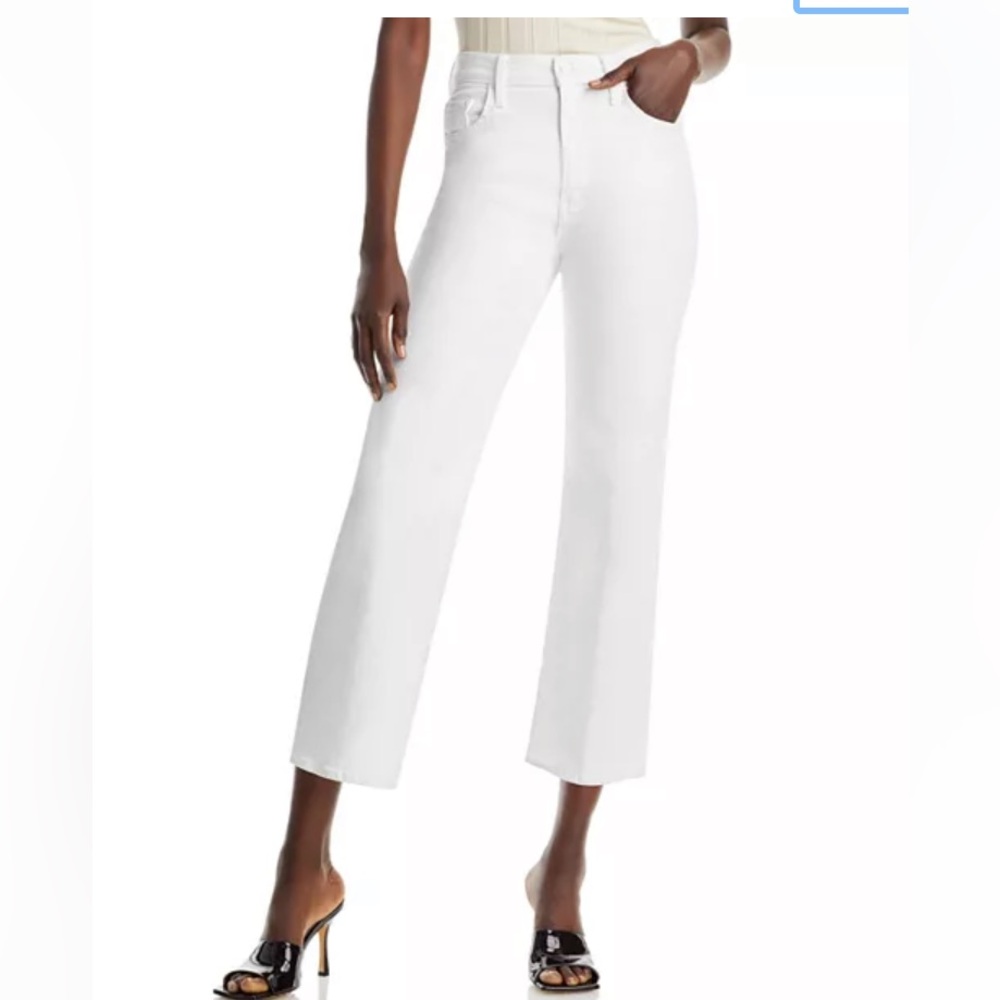 MOTHER
The Rambler High Rise Ankle Straight Jeans in Fairest of Them All size 29